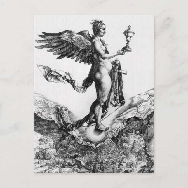 Cartão Postal Albrecht Durer Sketch (Frente)