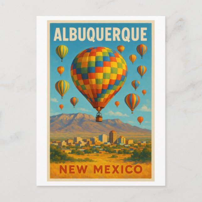 Cartão Postal Albuquerque Novo México (Frente)
