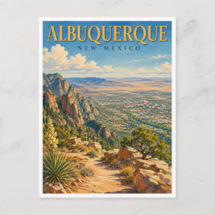 Cartão Postal Albuquerque Novo México Sandia Peak GeoSaga