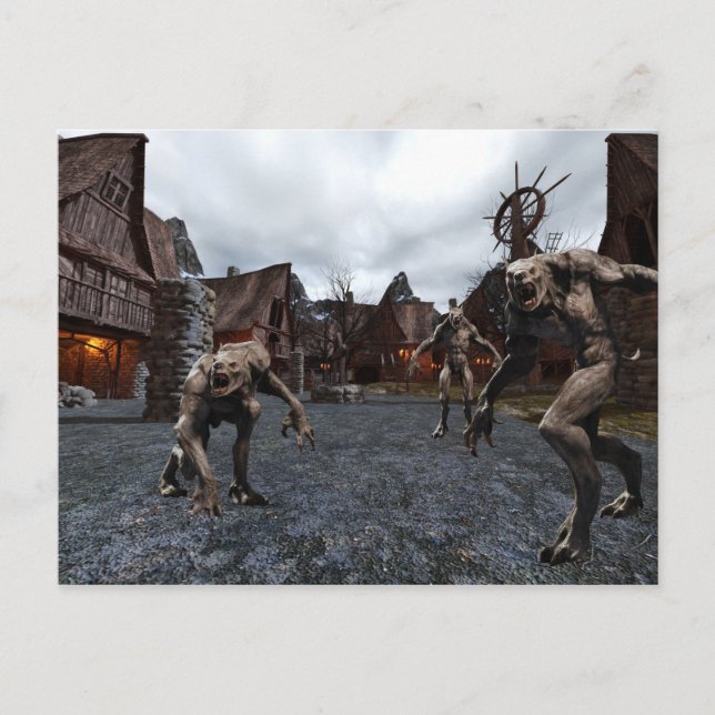 Cartão Postal Alcateia em Cidade (Frente)