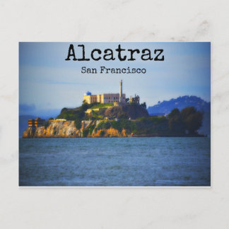 Cartão Postal Alcatraz Island San Francisco Califórnia