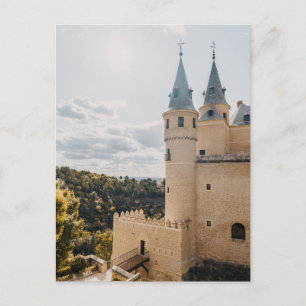Cartão Postal Alcázar de Segóvia castelo medieval