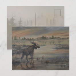 Cartão Postal Alce Majestoso