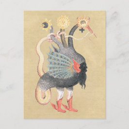 Cartão Postal Alchemy Python Dragon Color