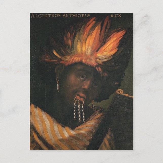Cartão Postal Alchitrof, Imperador da Etiópia (Frente)