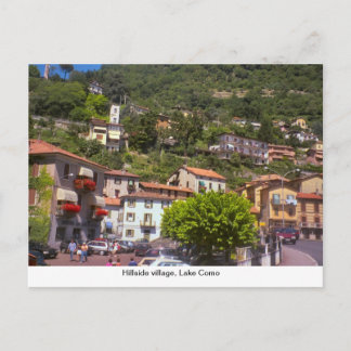 Cartão Postal Aldeia de Hillside, Lago Como