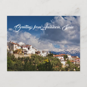 Cartão Postal Aldeia De Montanha Em Cartão-Postal De Espanha