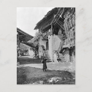 Cartão Postal Aldeia de Valais, início do século XX