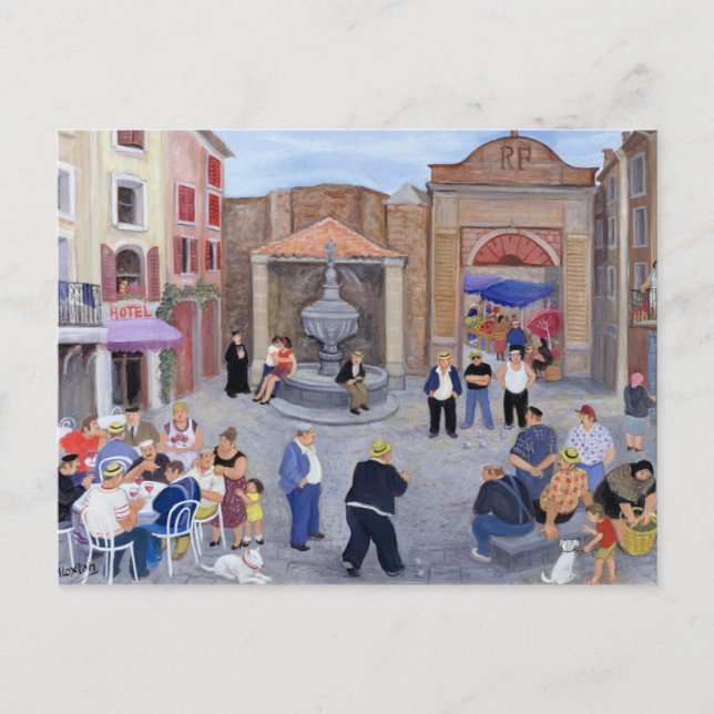 Cartão Postal Aldeia em Provença (Frente)