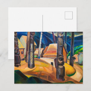 Cartão Postal Aldeia Kispiax   Emily Carr  
