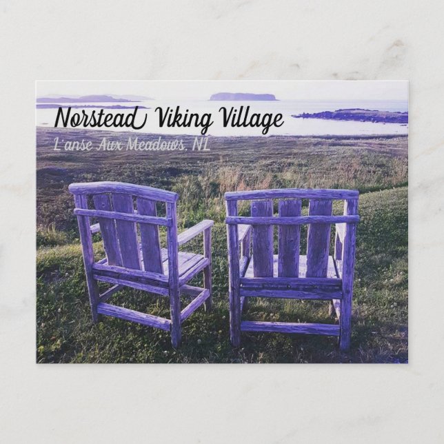 Cartão Postal Aldeia Norstead Viking (Frente)