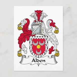 Cartão Postal Alden Family Crest