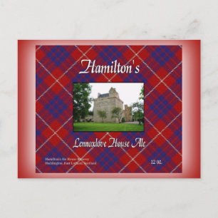 Cartão Postal Ale da Casa Lennoxlove de Hamilton