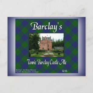 Cartão Postal Ale do Castelo Barclay Towie Barclay de Barclay