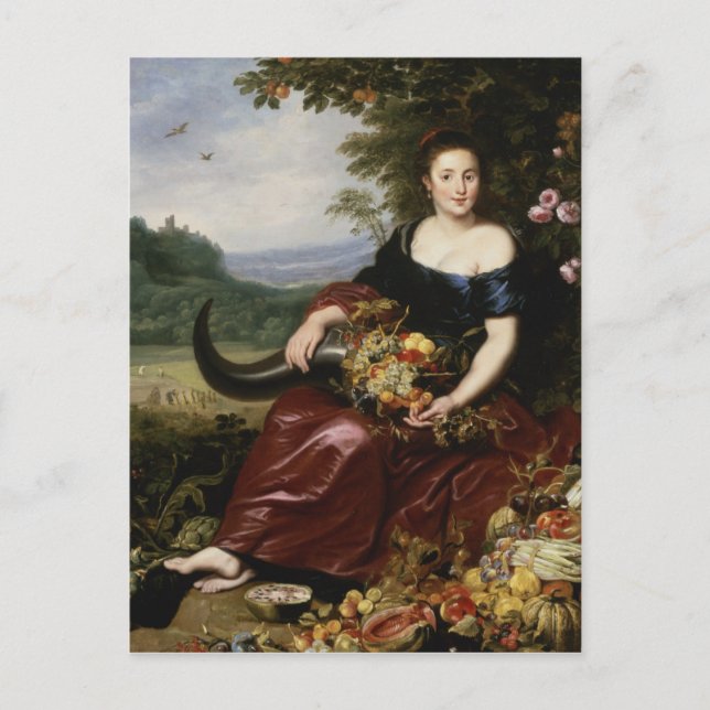 Cartão Postal Alegoria da Terra (Frente)