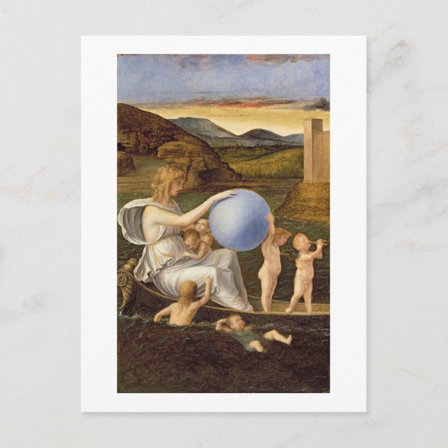 Cartão Postal Alegoria de Mudança da Fortuna, ou Melancolia (óle (Frente)