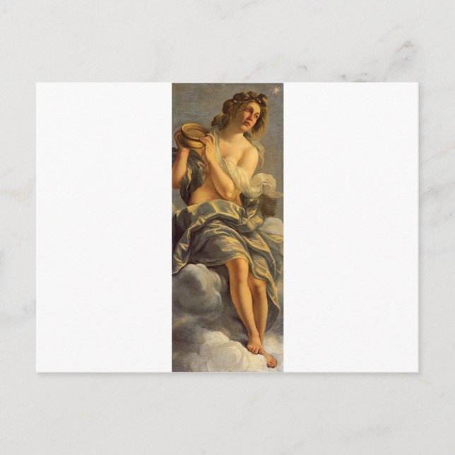 Cartão Postal Alegoria dell'Inclinazione Artemisia Gentileschi (Frente)