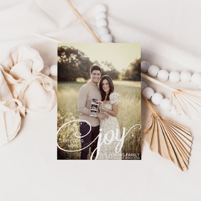 Cartão Postal Alegre-se Esperando o anúncio do bebê de Natal (Criador carregado)