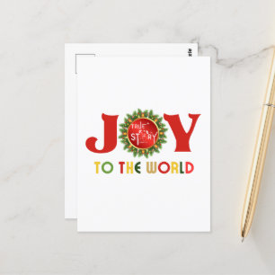 Cartão Postal Alegria à Terra do Natal