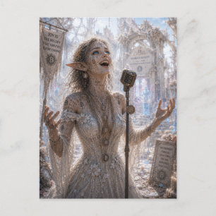 Cartão Postal Alegria / Cantora de Ópera / Ruínas do Cartório de