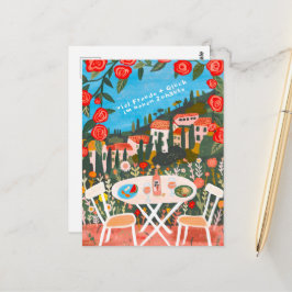 Cartão Postal Alegria Felicidade Nova Casa bela paisagem