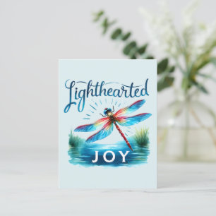 Cartão Postal Alegria Luz - Dragonista Artístico