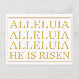 Cartão Postal Aleluia Páscoa Católica Saudação