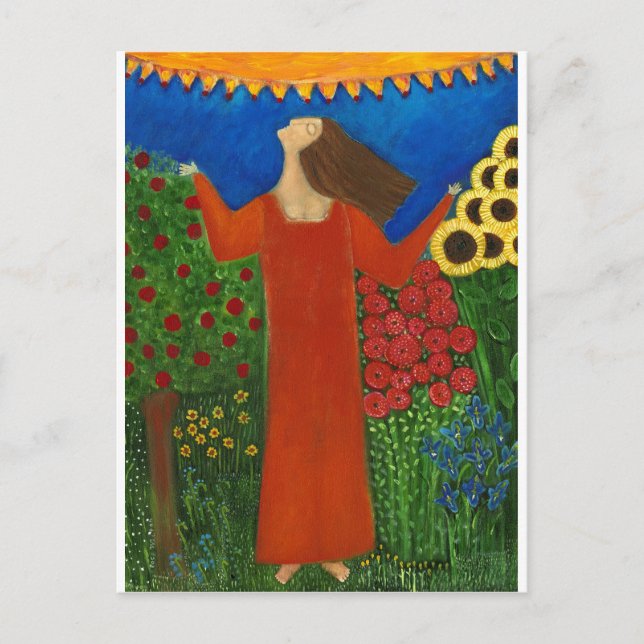 Cartão Postal ALELUIA por ROSA WALTON (Frente)