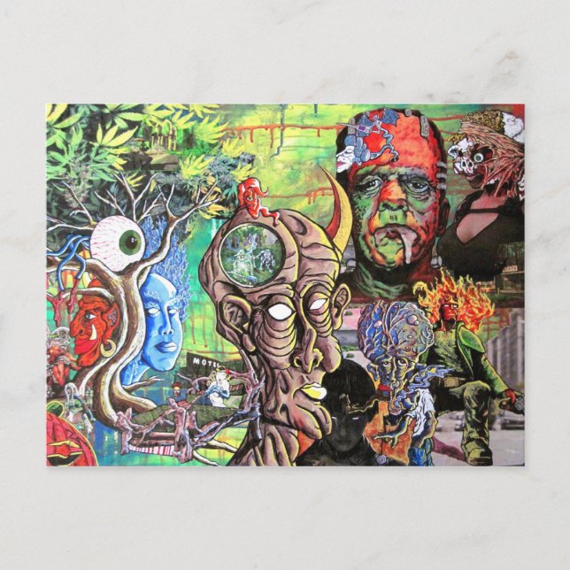 CARTÃO POSTAL "ALÉM DO OLHO DA MENTE" (Frente)