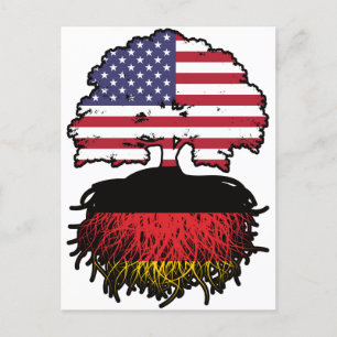 Cartão Postal Alemanha Alemã Americana EUA Estados Unidos Améric