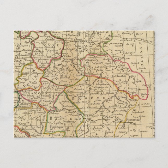 Cartão Postal Alemanha, Boêmia (Frente)