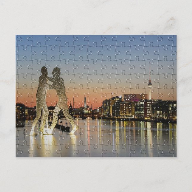 Cartão Postal Alemanha de Berlin Hauptstadt (Frente)