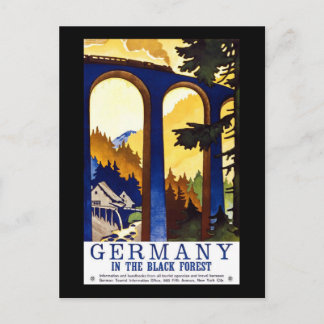 Cartão Postal Alemanha na Floresta Negra