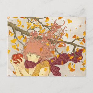 Cartão Postal Alemão para o outono