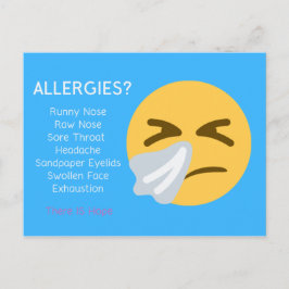 Cartão Postal Alergias Shaklee Postcard