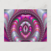 ALESSANDRA ~ PINK 3D Design Fractal ~