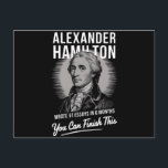 Cartão Postal Alexander Hamilton Escreveu 51 Ensaios Em 6 Meses<br><div class="desc">Alexander Hamilton Escreveu 51 Ensaios Em 6 Meses De Vintage</div>