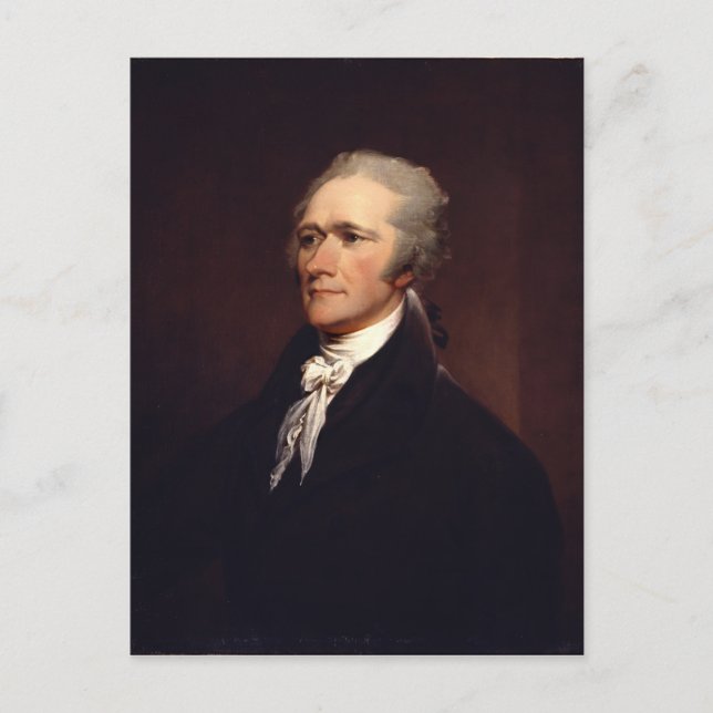 Cartão Postal Alexander Hamilton Retrait por John Trumbull (1806 (Frente)