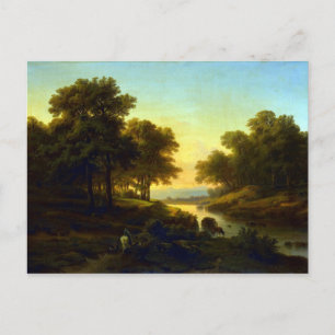 Cartão Postal Alexandre Calame Landscape