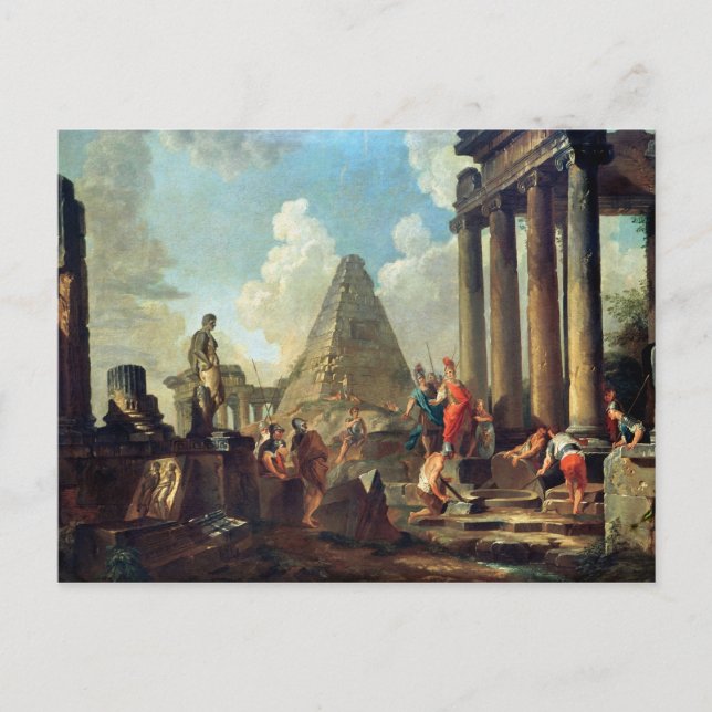 Cartão Postal Alexandre III, o Excelente diante do Tumba (Frente)