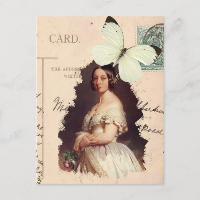 Cartão Postal Alexandrina Victoria (Frente)