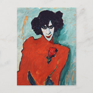 Cartão Postal Alexej Jawlensky Retrait do Dançarino Aleksandr