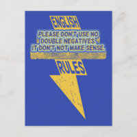 Alfabetização em língua inglesa duplamente negativ