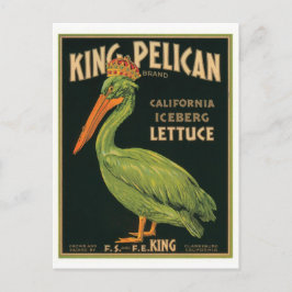 Cartão Postal Alface de iceberg do rei Pelicano Clarksburg