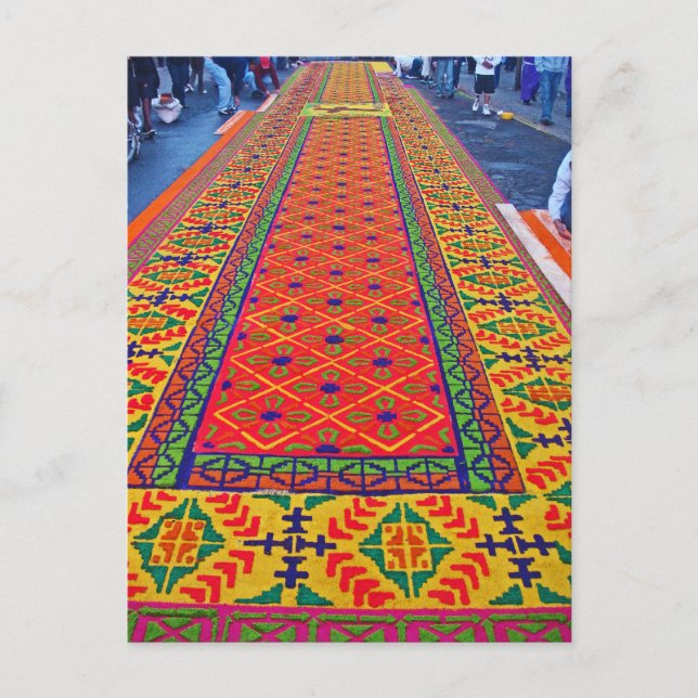Cartão Postal Alfombras de La Antígua 3 (Frente)