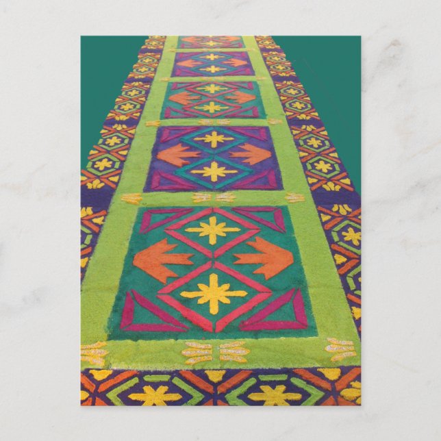 Cartão Postal Alfombras de La Antígua 9 (Frente)