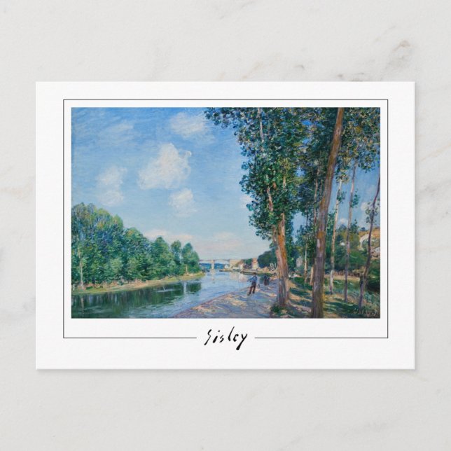 Cartão Postal Alfred Sisley #11 - Cartão-postal de arte (Frente)