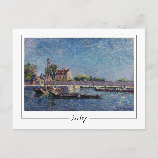 Cartão Postal Alfred Sisley #144 - Cartão-postal de arte (Frente)