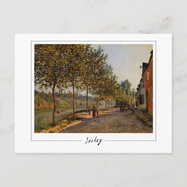 Cartão Postal Alfred Sisley #14 - Cartão-postal de arte (Frente)