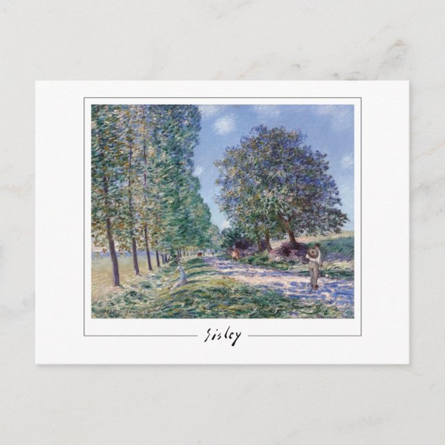 Cartão Postal Alfred Sisley #152 - Cartão-postal de arte (Frente)